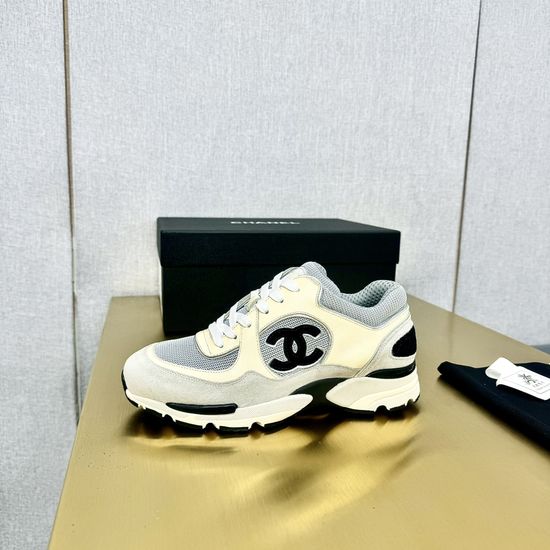 Chanel Genuine Leather Fashion Casual Sports Sneakers