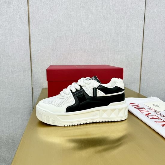 Valentino Premium Thick Sole Leather Casual Fashion Shoes