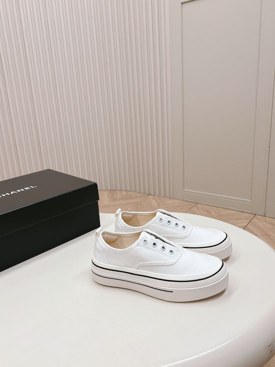 Chanel Thick Sole Casual Sneakers Comfortable Height Boost