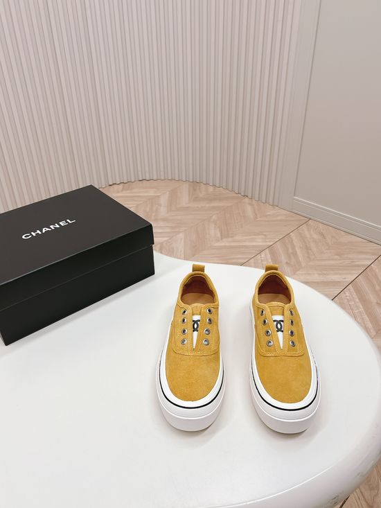 Chanel Thick Sole Casual Sneakers Comfortable Height Boost