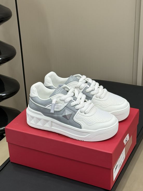 Valentino Embossed Platform Slip-On Comfortable Casual Shoes