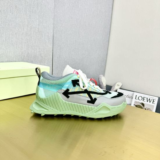 Fendi Breathable Mesh Sneakers Genuine Leather Stitching Non-slip Sole