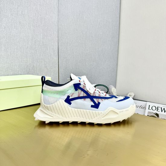 Fendi Breathable Mesh Sneakers Genuine Leather Stitching Non-slip Sole