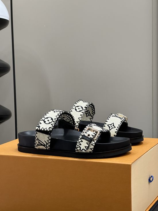 Louis Vuitton Classic Comfortable Casual Daily Slip On Slippers