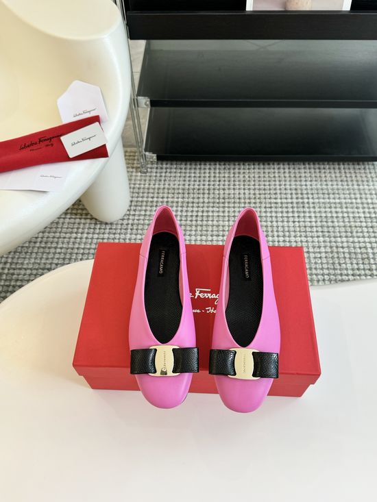 Louis Vuitton Bowknot Decor Chunky Heel Pumps Soft Leather Comfortable Versatile Shoes