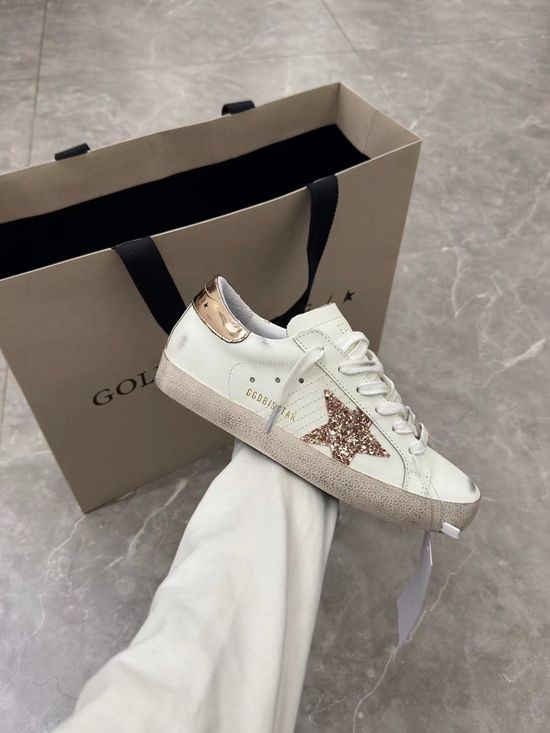Golden Goose Premium Casual Vintage Sneakers Comfortable Daily Walking Shoes