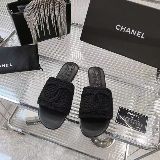 Chanel Premium Leather Summer Slides With Exquisite Craftsmanship