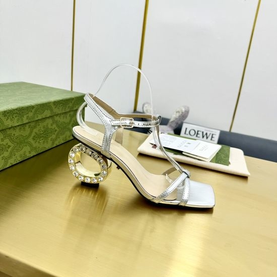 Gucci Unique Color Block Leather Sole Elegant Shoes
