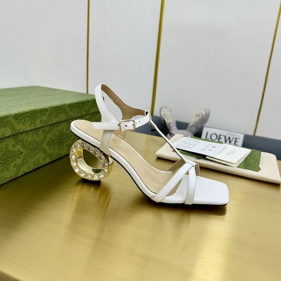Gucci Unique Color Block Leather Sole Elegant Shoes