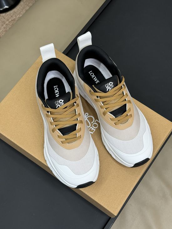 Loewe Lightweight Gradient Color Breathable Running Sneakers