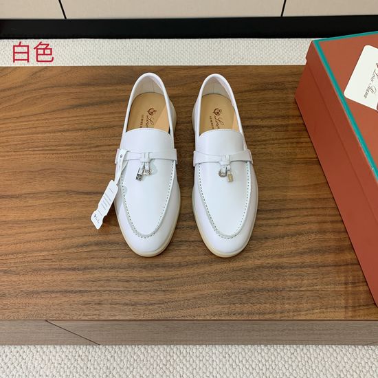 Loro Piana Premium Leather Casual Loafer Daily Shoes