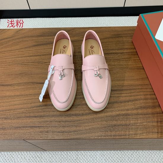 Loro Piana Premium Leather Casual Loafer Daily Shoes
