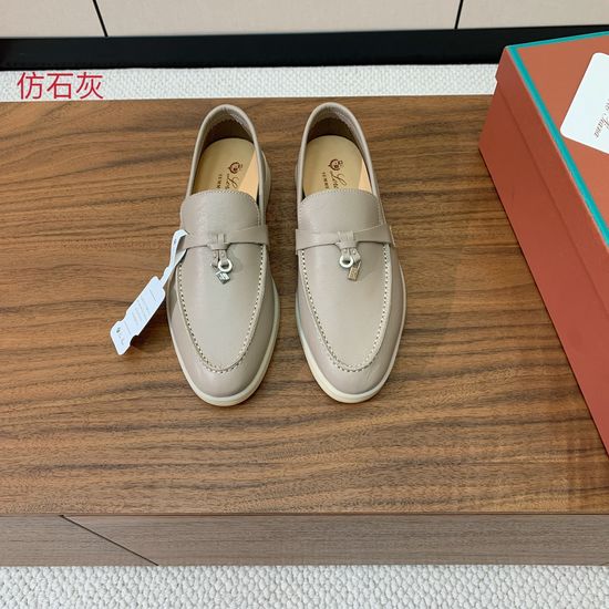 Loro Piana Premium Leather Casual Loafer Daily Shoes