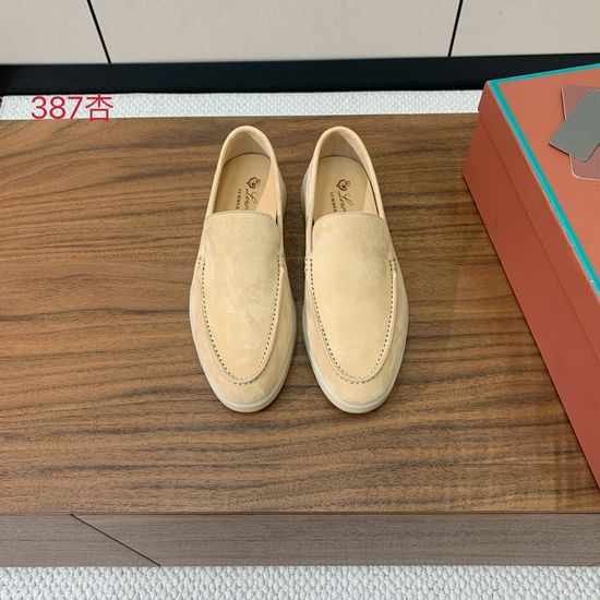 Loro Piana Smooth Leather Loafers Soft Lining Durable Outsole