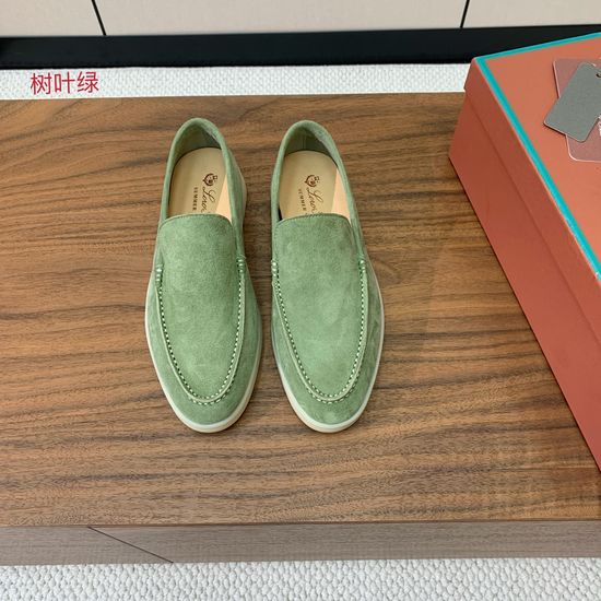 Loro Piana Smooth Leather Loafers Soft Lining Durable Outsole
