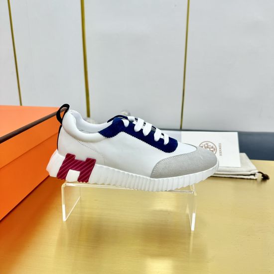 Hermes Premium Color Block Casual Athletic Sneakers