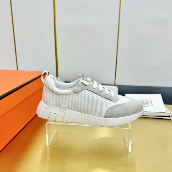 Hermes Classic Color Block Casual Comfortable Walking Shoes