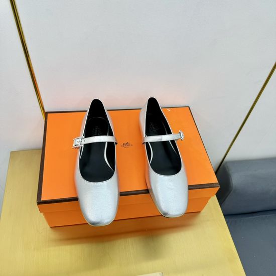Hermes Handmade Suede Casual Comfortable Walking Shoes