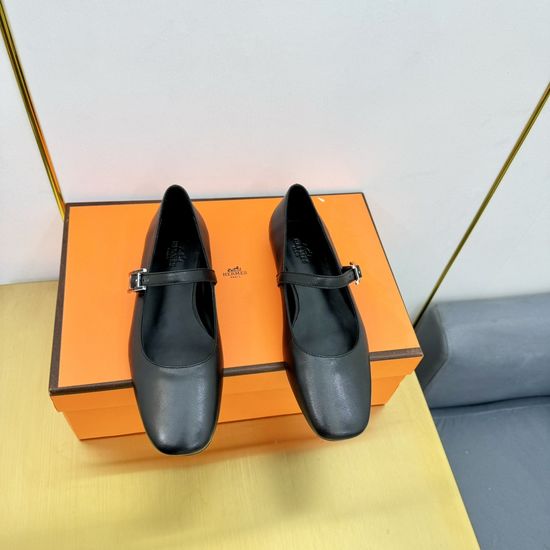 Hermes Handmade Suede Casual Comfortable Walking Shoes