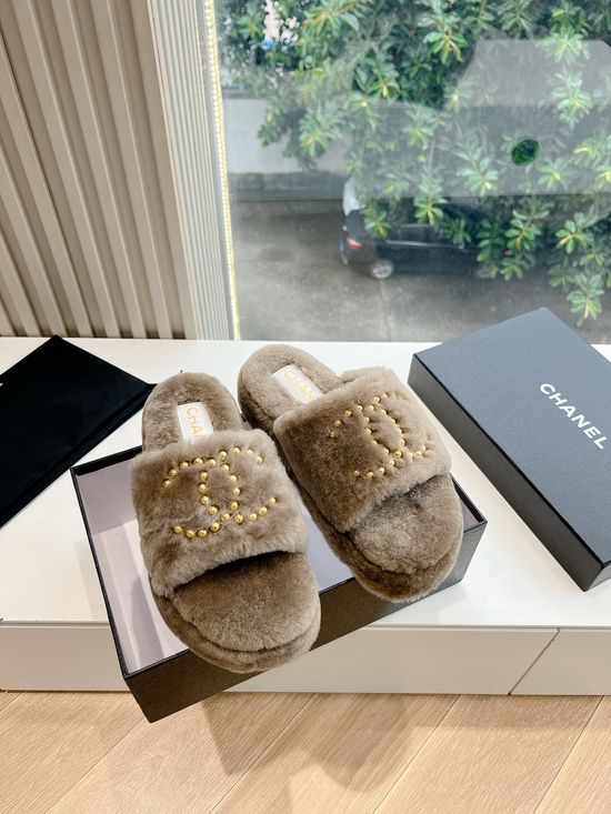 Chanel Elegant Bow Decor Comfort Open-toe Sandals
