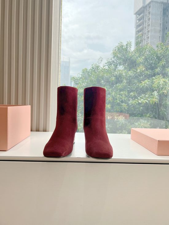 Miu Miu Custom Show-Stopping Runway Boots with Premium Materials