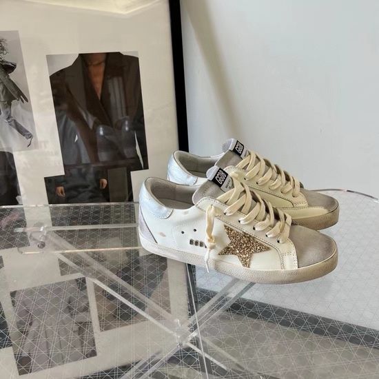 Golden Goose Premium Hand Distressed Fashion Casual Sneakers with Height Increase Insole