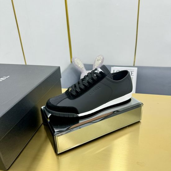 Chanel Classic Color Block Casual Sneakers Breathable Comfortable