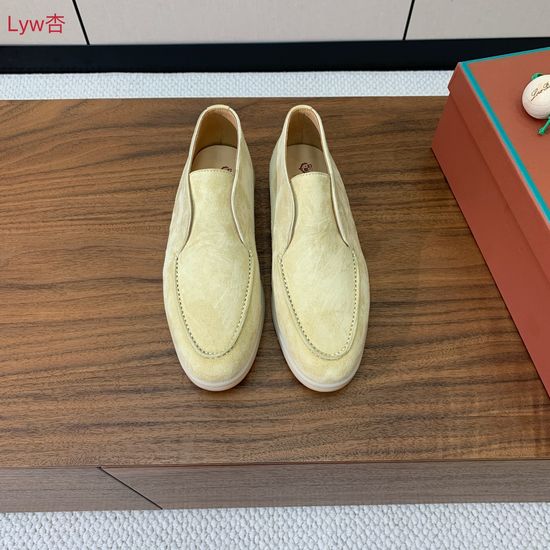 Loro Piana High Top Soft Suede Casual Loafer Footwear