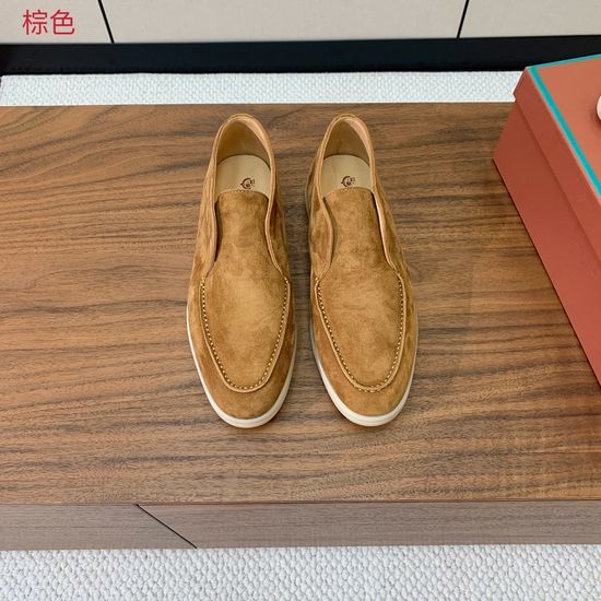 Loro Piana High Top Soft Suede Casual Loafer Footwear