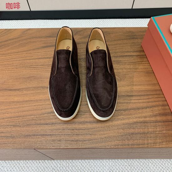 Loro Piana High Top Soft Suede Casual Loafer Footwear