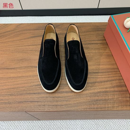 Loro Piana High Top Soft Suede Casual Loafer Footwear