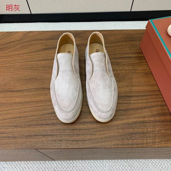 Loro Piana High Top Soft Suede Casual Loafer Footwear