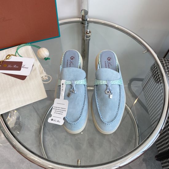 Loro Piana Premium Classic Mules Loafers High Quality Comfortable Shoes