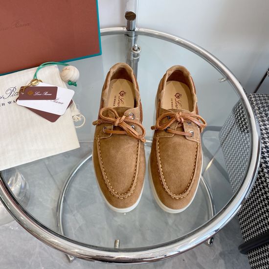Loro Piana Classic Lace-up Loafers Premium Casual Comfort Footwear