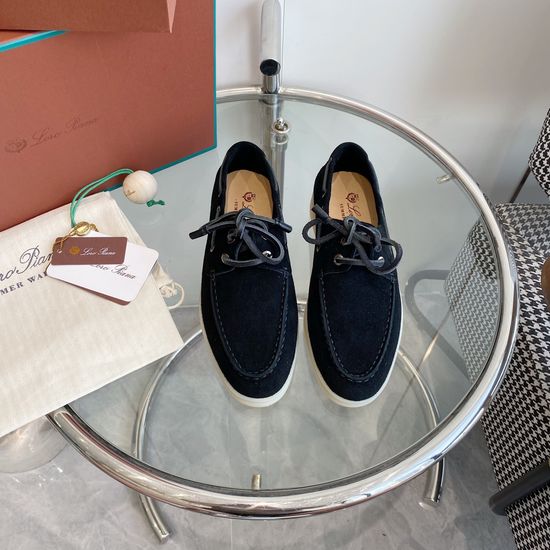 Loro Piana Classic Lace-up Loafers Premium Casual Comfort Footwear