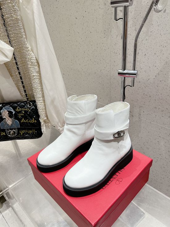 Valentino Genuine Leather Fashion Ankle & Knee High Boots