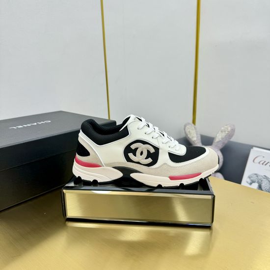Chanel Genuine Leather Fashion Casual Sports Sneakers