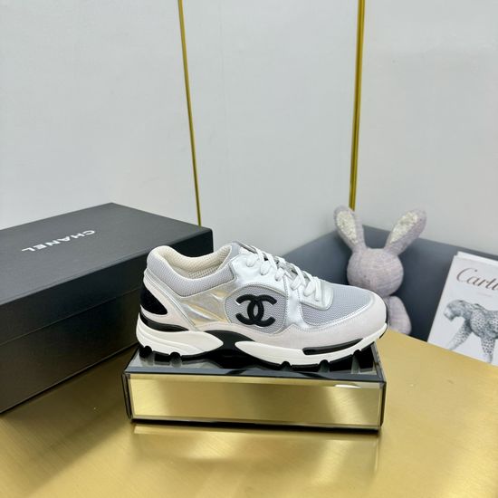 Chanel Genuine Leather Fashion Casual Sports Sneakers