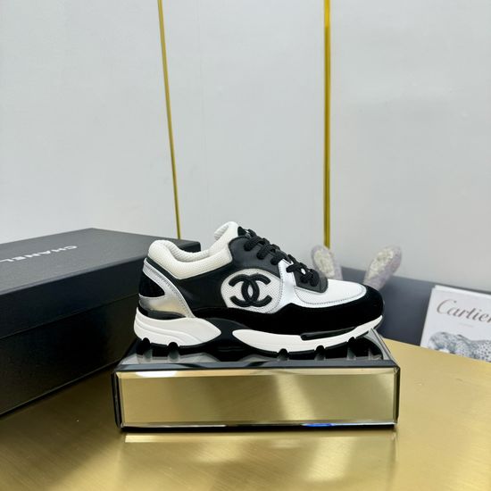 Chanel Genuine Leather Fashion Casual Sports Sneakers