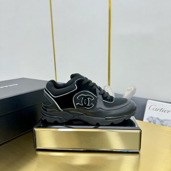 Chanel Genuine Leather Fashion Casual Sports Sneakers