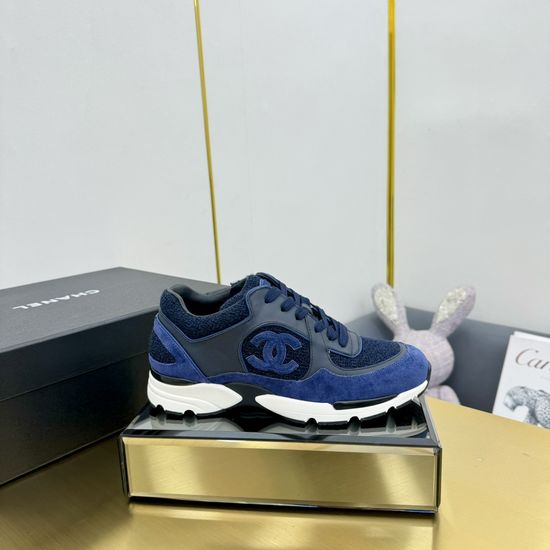 Chanel Genuine Leather Fashion Casual Sports Sneakers