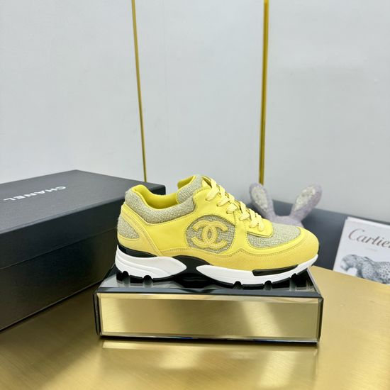Chanel Genuine Leather Fashion Casual Sports Sneakers