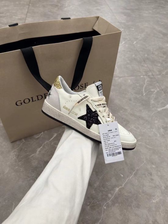 Golden Goose Handmade Distressed Casual Shoes with Cushioned Insole