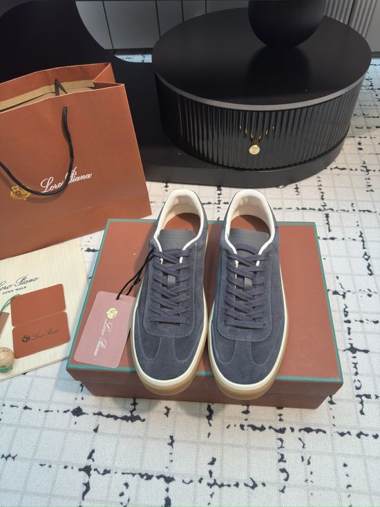 Loro Piana Ultra Soft Comfortable Casual Trainer Shoes Lightweight For All Day Wear