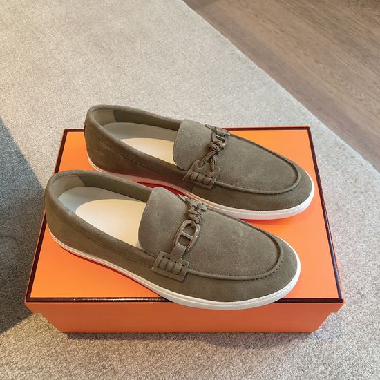 Hermes Classic Retro Comfortable Lace Up Casual Sneakers