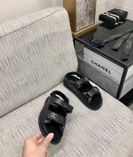 Gucci High-Quality Velcro Strap Sandals with Warm Lining