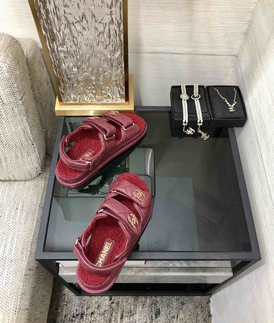 Gucci High-Quality Velcro Strap Sandals with Warm Lining