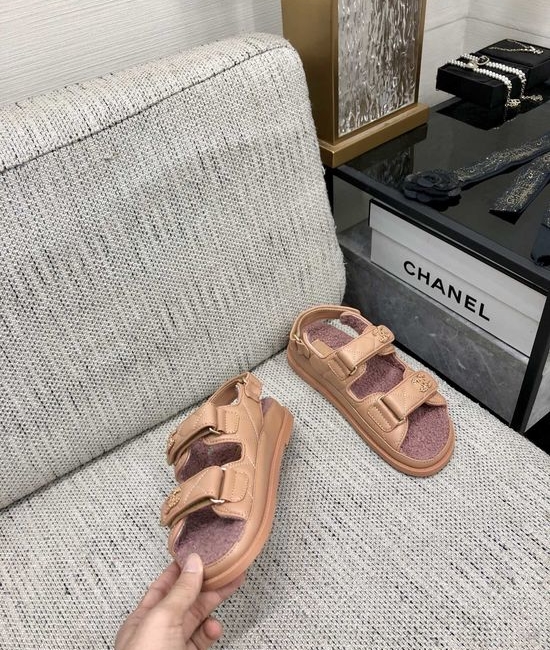 Gucci High-Quality Velcro Strap Sandals with Warm Lining