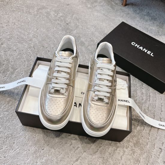Chanel Suede Casual Sneakers Comfortable Breathable Daily Footwear