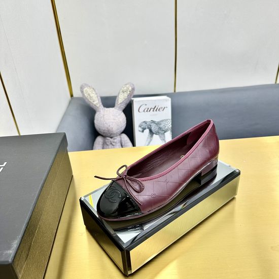 Chanel Classic Two Tone Slingback Comfortable Flat Shoes